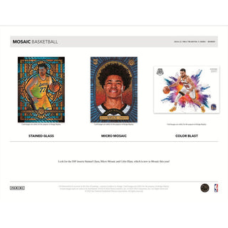 2024-25 Panini Mosaic Basketball Hobby Box