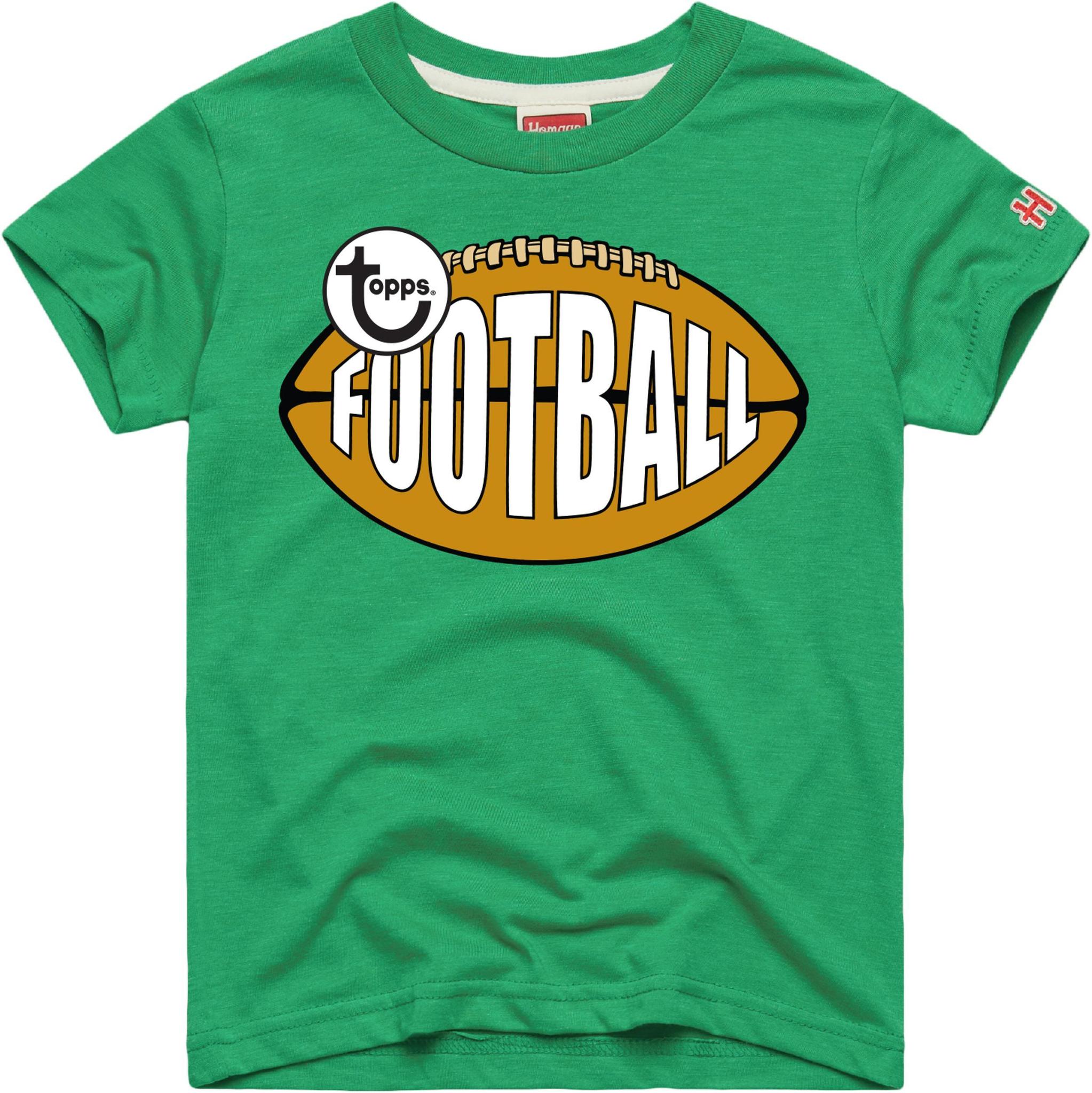 Topps Football Heritage Youth Tee Green