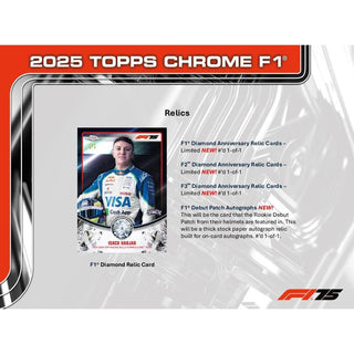 2025 Topps Chrome Formula 1 Racing Hobby Box