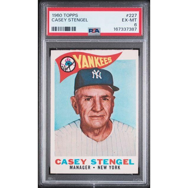 1960 Topps Casey Stengel #227 PSA 6