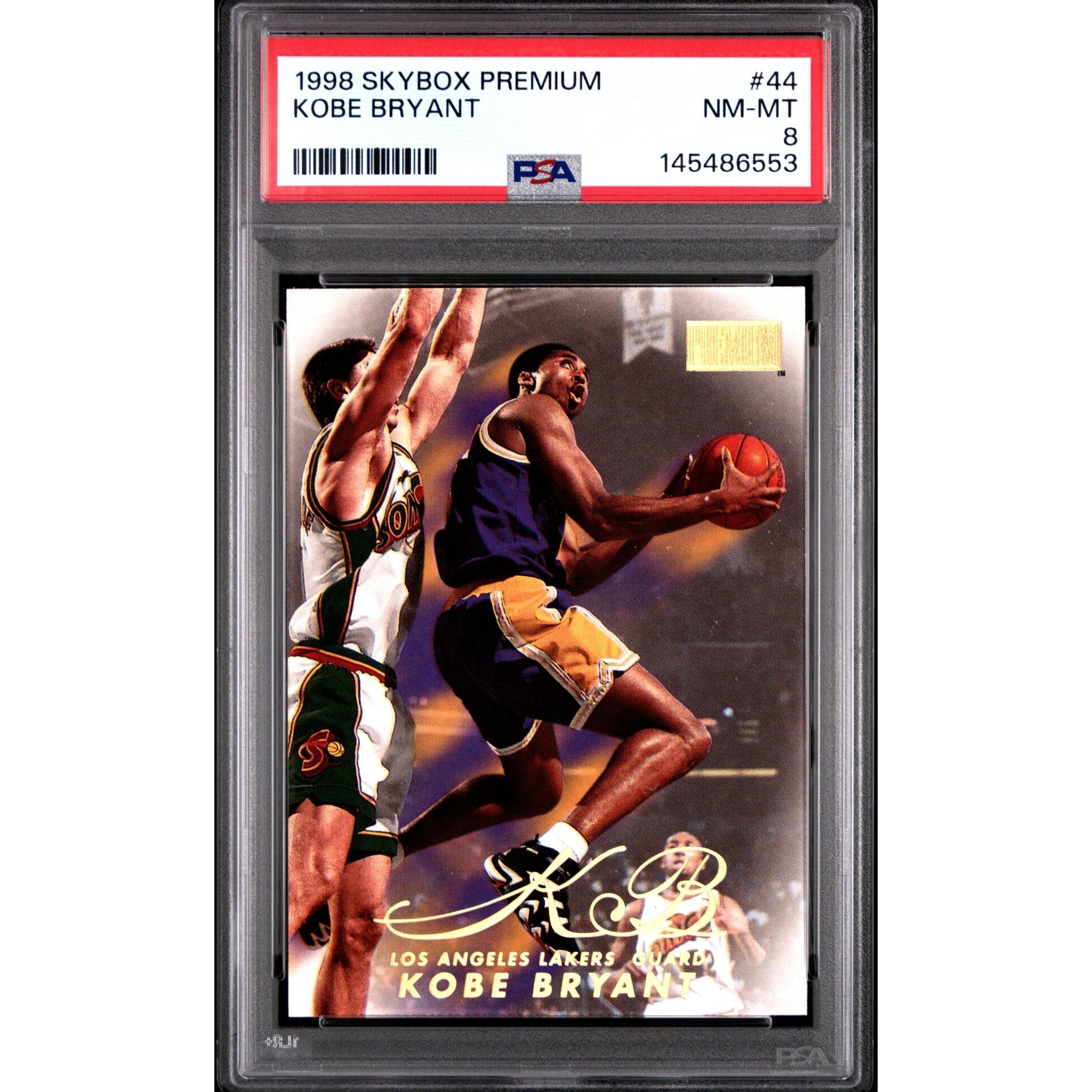 Kobe Bryant 1998 Skybox Premium #44 PSA 8