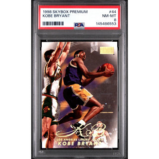 Kobe Bryant 1998 Skybox Premium #44 PSA 8
