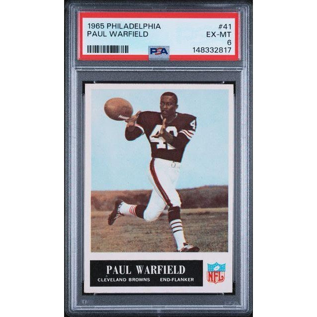 Paul Warfield 1965 Philadelphia #41 PSA 6