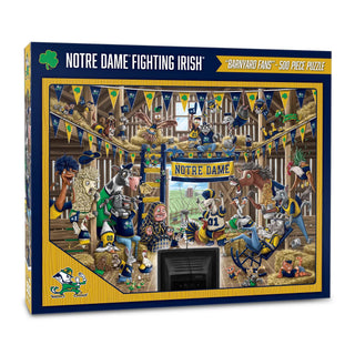 Notre Dame Fighting Irish Barnyard Fans 500 pc Puzzle