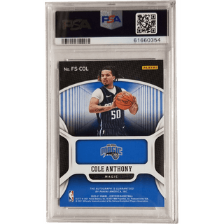 Cole Anthony 2020 Panini Certified Fresh Faces Signatures #FSCOL PSA 9