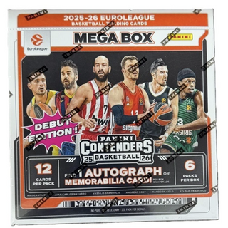 2025-26 Panini Contenders EuroLeague Basketball Hobby Mega Box