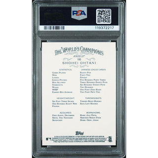 Shoehei OhTani 2018 Topps A & G #100 PSA 9