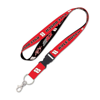 Kyle Busch #8 1" Lanyard with Buckle – Officially Licensed NASCAR