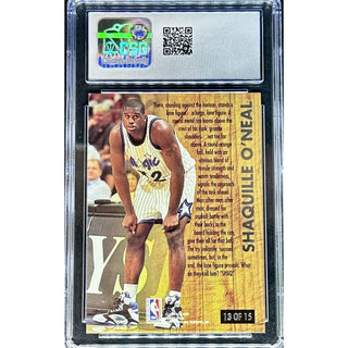Shaquille O’Neal 1993-94 Fleer Ultra Famous Nicknames #13 “Shaq” CSG 8.5