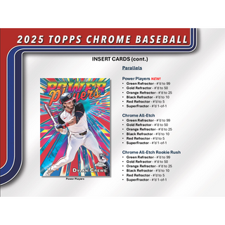 2025 Topps Chrome Baseball Hobby Box