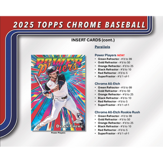 2025 Topps Chrome Baseball Hobby Pack