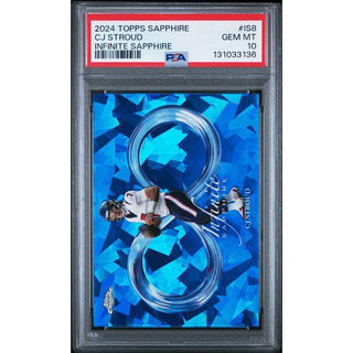 CJ Stroud 2024 Topps Sapphire Infinite Sapphire #IS8 – PSA 10