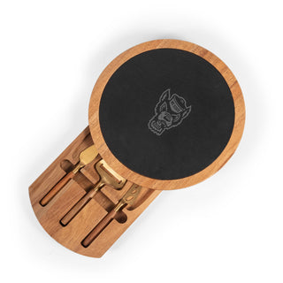NC State Wolfpack - Insignia Acacia and Slate Serving Board with Cheese Tools