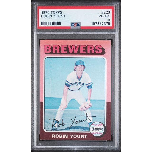 1975 Topps Robin Yount #223 PSA 4