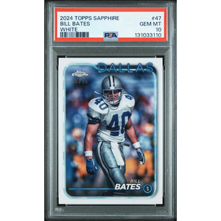 Bill Bates 2024 Topps Sapphire White #47 PSA 10