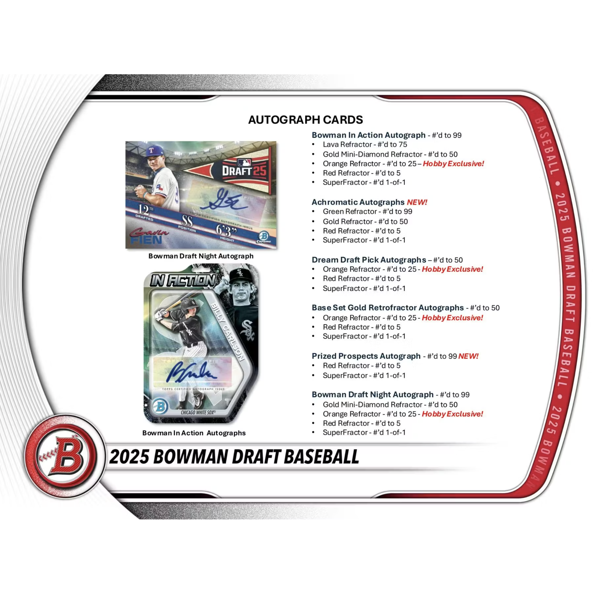 2025 Bowman Draft Baseball Hobby Jumbo Box