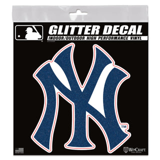 New York Yankees Glitter Indoor/Outdoor Vinyl Decal – Bold Team Pride That Lasts