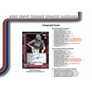 2025 Topps Chrome Update Series Baseball Jumbo Box