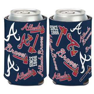 Koozie: Atlanta Braves Scatter 12oz Can Cooler