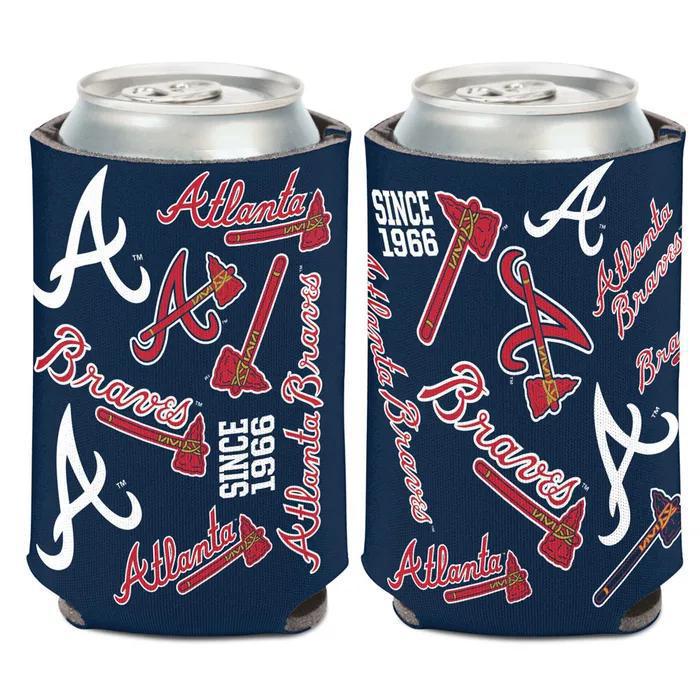 Koozie: Atlanta Braves Scatter 12oz Can Cooler