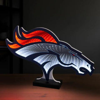 LED Infinity Logo Light: Denver Broncos