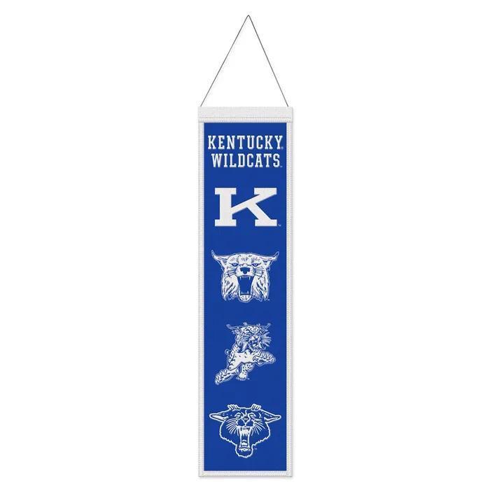 Kentucky Wildcats Wool Banner – 8" x 32"