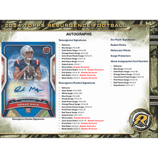 2024 Topps Resurgence Football Breaker Delight Hobby Box