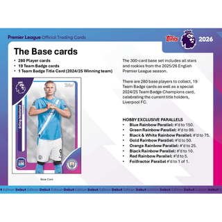 2026 Topps Premier League Soccer Hobby Box