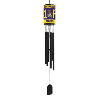 East Carolina Pirates Wind Chime – 33" Matte Black Finish