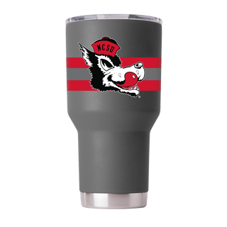 NC State Wolfpack Slobbering Wolf Tumbler – Slate Gray 20oz / 30oz
