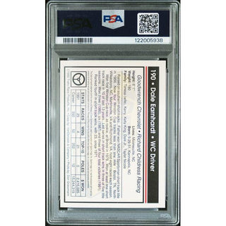 Dale Earnhardt 1992 Traks #190 PSA/DNA Cert Authentic