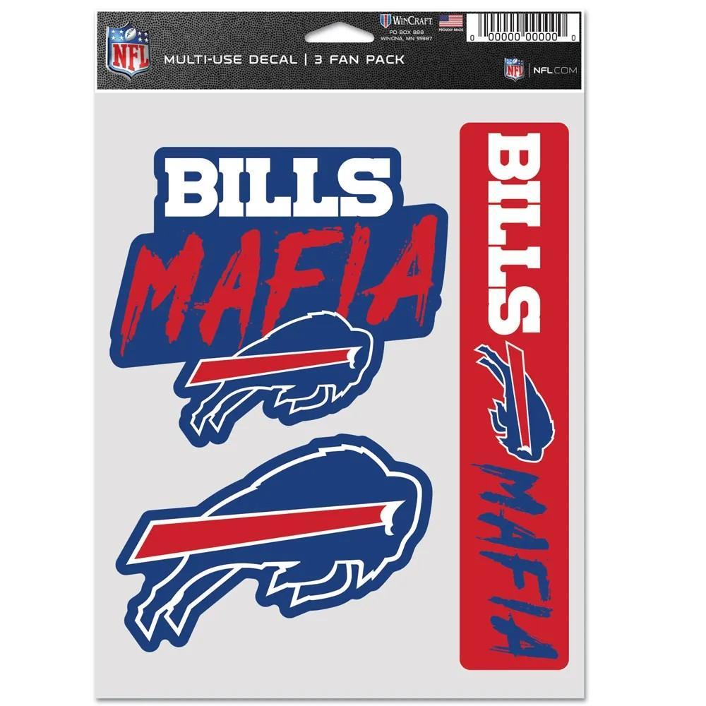 Buffalo Bills Multi-Use Fan Decals – 3 Pack