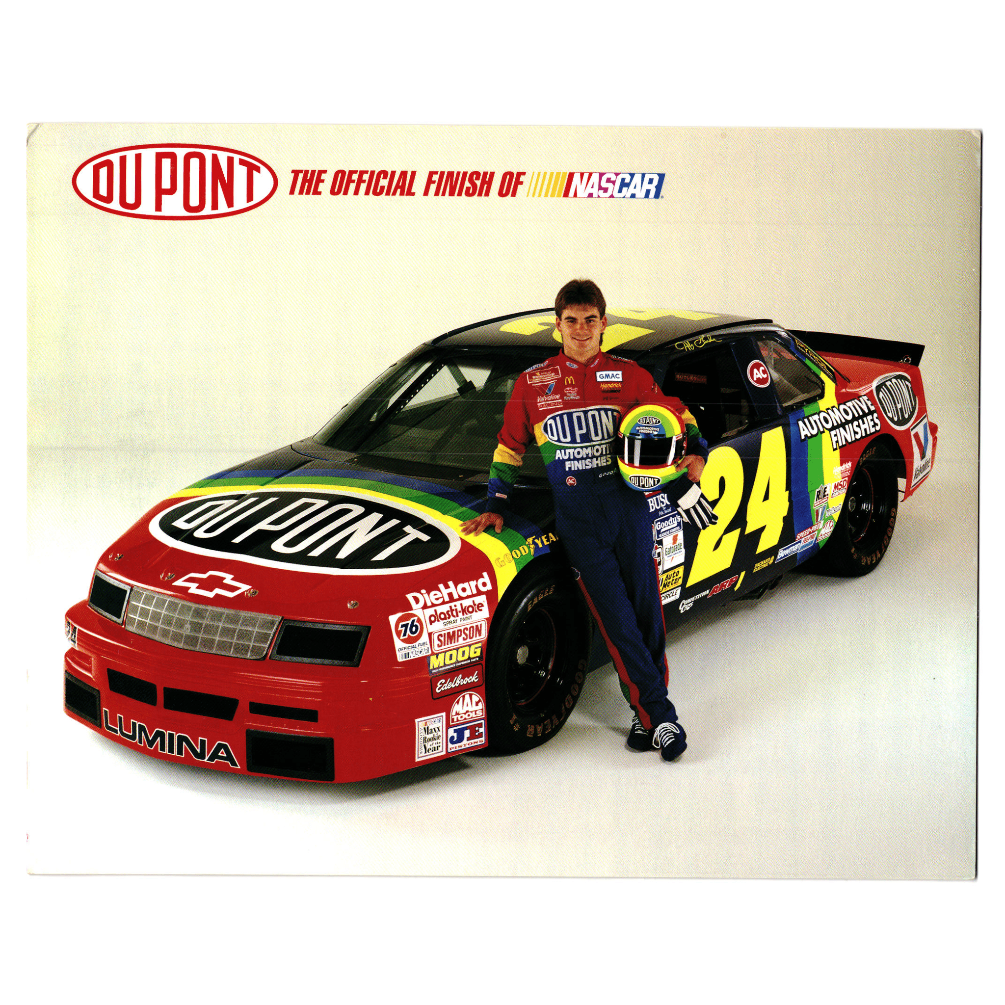 Jeff Gordan #24 Dupont Hero Card