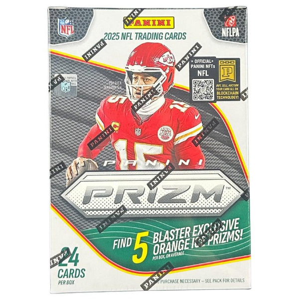 2025 Panini Prizm Football Hobby Blaster Box (Orange Ice