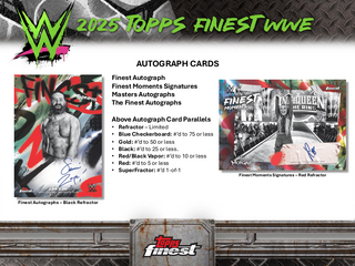 2025 Topps Finest WWE Hobby Box