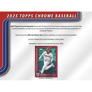 2025 Topps Chrome Baseball Blaster Box