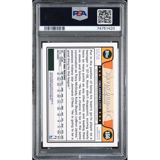 Kevin Durant 2008 Topps #156 PSA 10