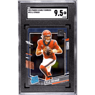 CJ Stroud 2023 Panini Clearly Donruss #93 – SGC 9.5 Rookie Card