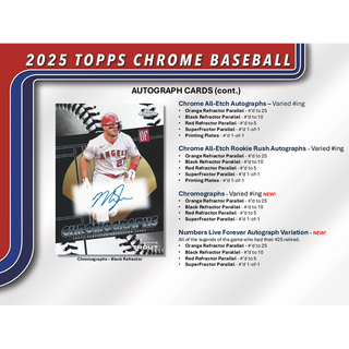 2025 Topps Chrome Baseball Hobby Pack