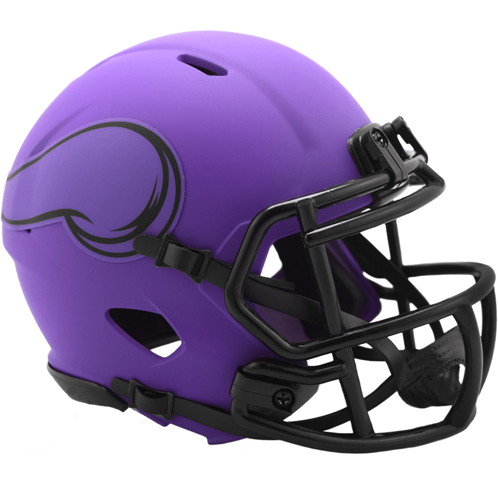 Minnesota Vikings Rave Mini Speed Helmet – NFL Matte Collectible ...