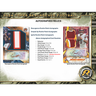 2024 Topps Resurgence Football Hobby Pack