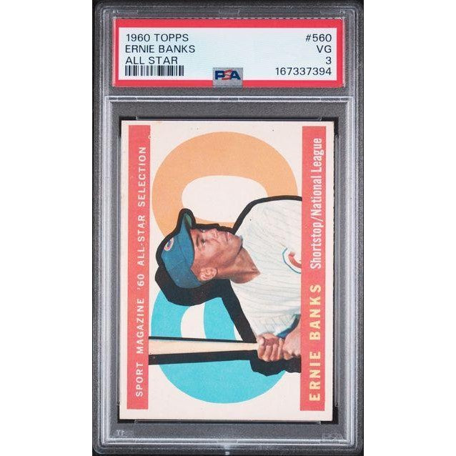 1960 Ernie Banks Topps All Star #560 PSA 3
