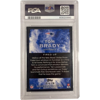 Single Card: Tom Brady- New England Patriots - PSA 9