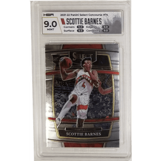 Scottie Barnes: 2021-22 Panini Select Concourse #74 HGA 9.0