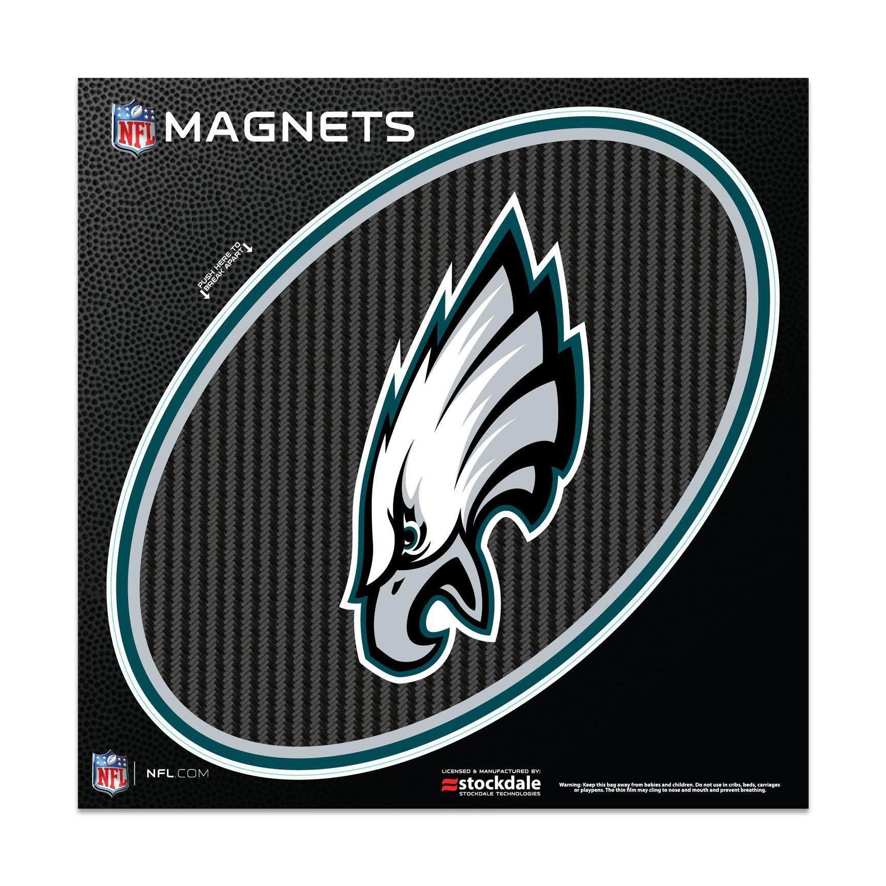 Philadelphia Eagles 6" x 6" Magnet – Official NFL Fridge & Locker Magnet