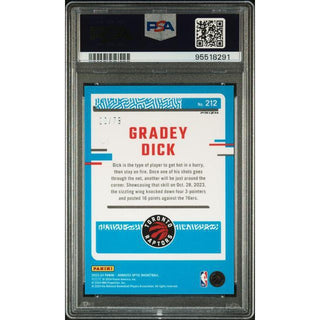 Gradey Dick – 2023 Donruss Optic Pink Velocity #212 PSA 9