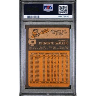 Roberto Clemente 1973 Topps #50 PSA 6