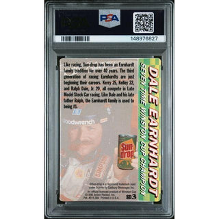 Dale Earnhardt #3 1995 Action Packed W/Kids Sundrop #SD3 PSA 6