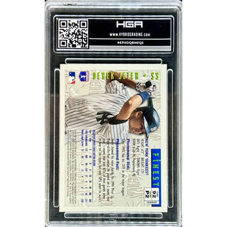 Derek Jeter 1996 Topps Finest Phenoms #92 w/Coating HGA 9.0