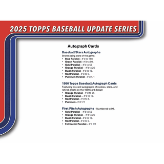 2025 Topps Update Series Baseball Hobby Pack